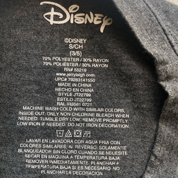 Disney Junior Girls Size S Grey T-Shirt 101 Dalmatians Graphic Tee Short Sleeves - Picture 8 of 16